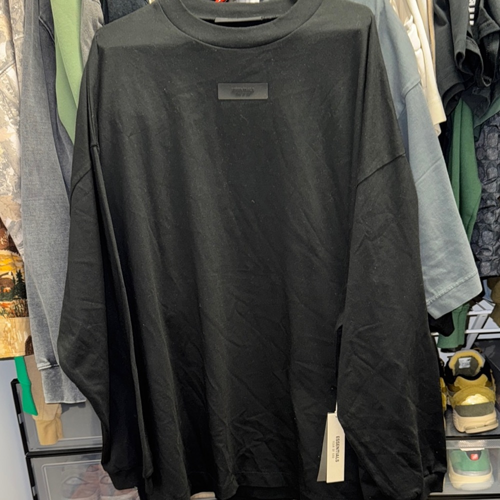 Black Men's Essentials fear of God long sleeve